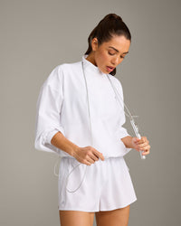 AirMove™ Jacket with Bonding with Reflective Logo | White
