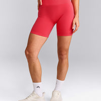 EffortlessLift™ Seamless Mid Rise Shorts | Charged Pink