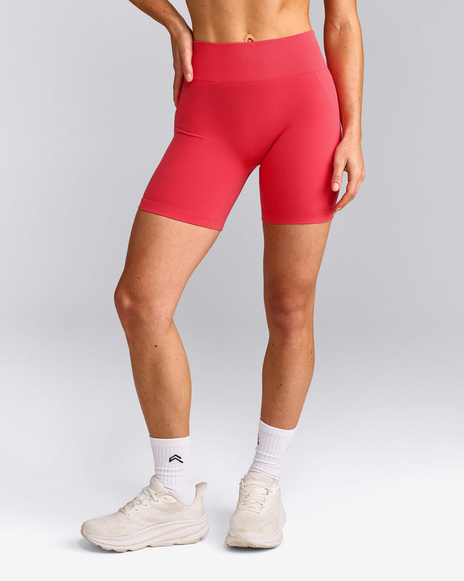 EffortlessLift™ Seamless Mid Rise Shorts | Charged Pink