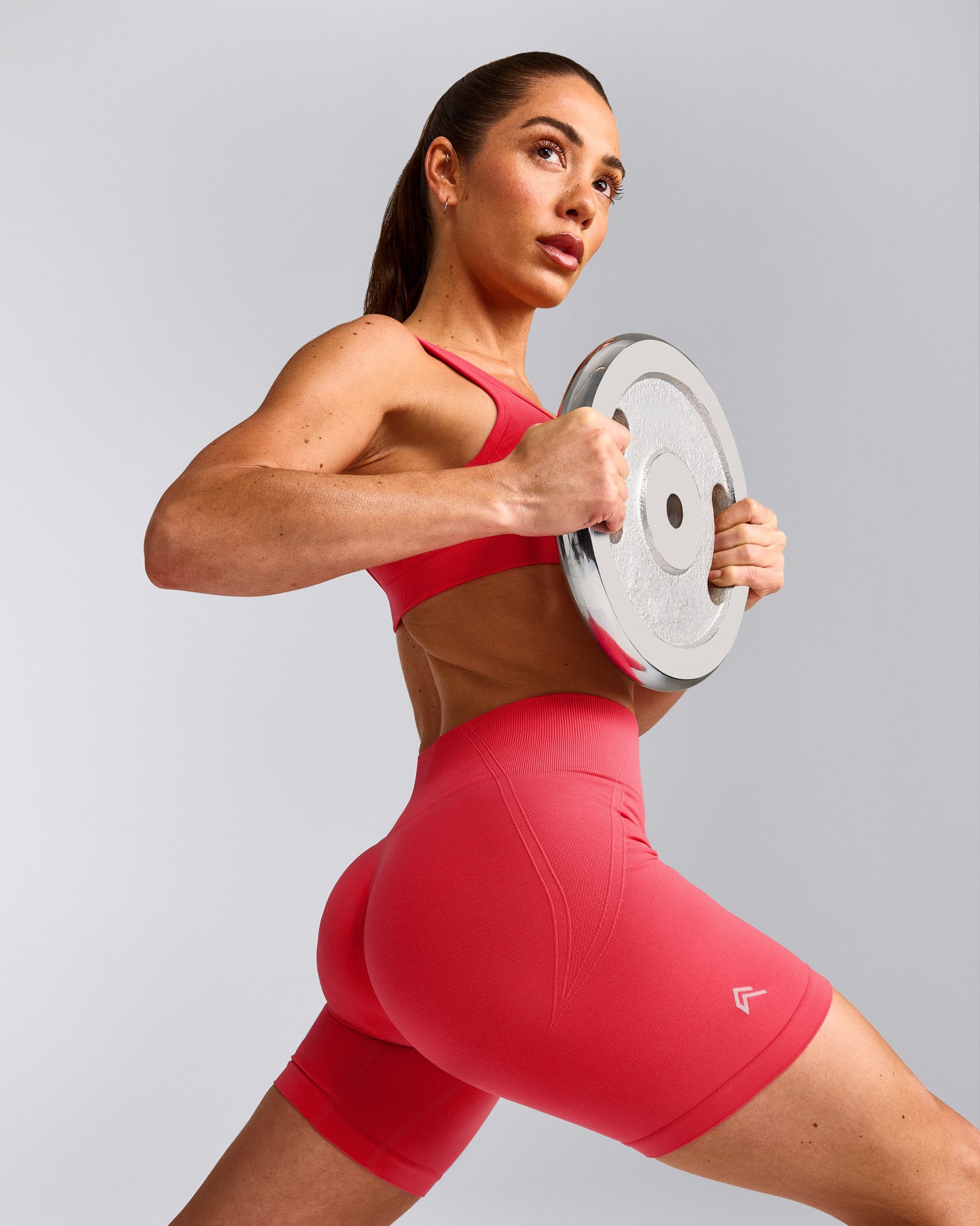 EffortlessLift™ Seamless Mid Rise Shorts | Charged Pink