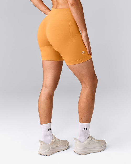 EffortlessLift™ Seamless Mid Rise Shorts | Powdered Orange