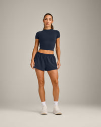 Oner Seamless Fitted Top | Light True Blue