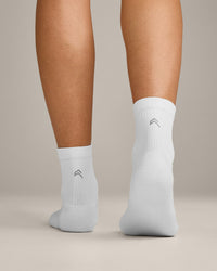 Performance Mid Crew Socks 1 Pack | White