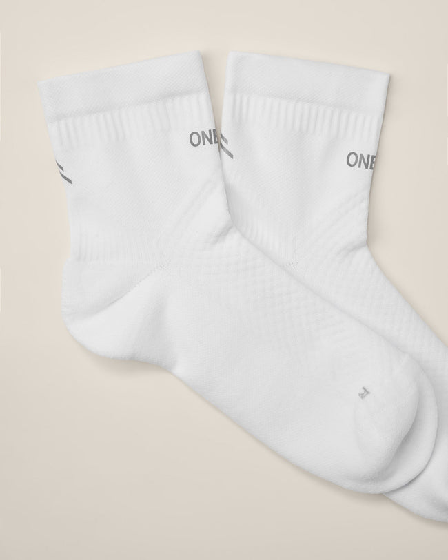 Performance Mid Crew Socks 1 Pack | White