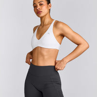 UnifiedMove™ Cross Back Sports Bra | White