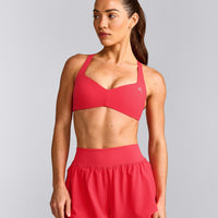 UnifiedMove™ T Back Minimal Bralette | Charged Pink