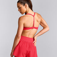UnifiedMove™ T Back Minimal Bralette | Charged Pink