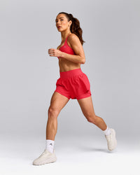 UnifiedMove™ T Back Minimal Bralette | Charged Pink