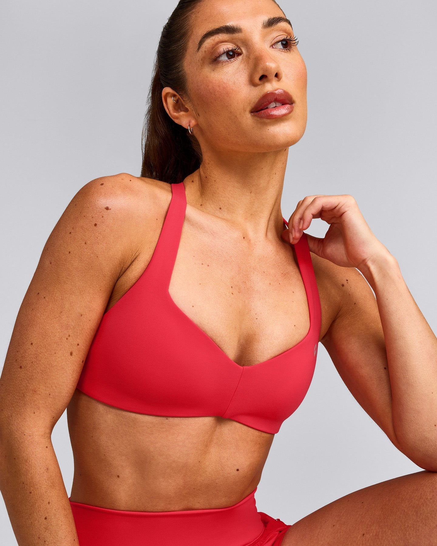 UnifiedMove™ T Back Minimal Bralette | Charged Pink