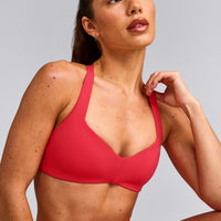 UnifiedMove™ T Back Minimal Bralette | Charged Pink