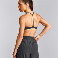 UnifiedMove™ T Back Minimal Bralette | Coal