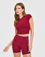 Cotton Baby T-Shirt | Crimson Red