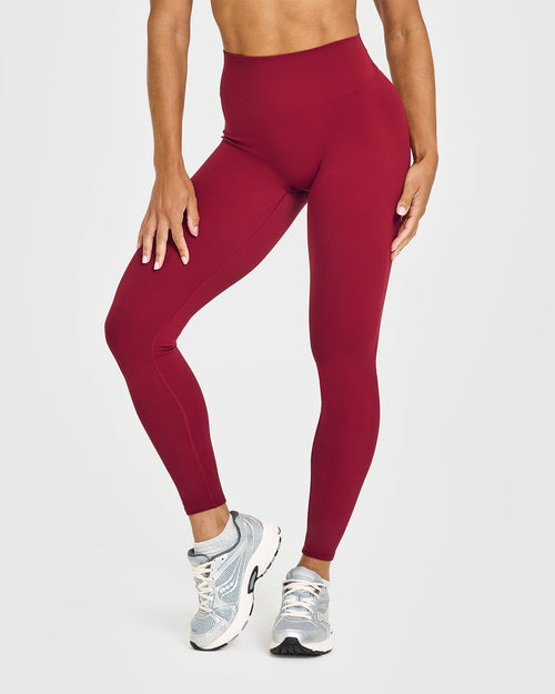 SoftMotion™ High Waisted Leggings | Ruby Red