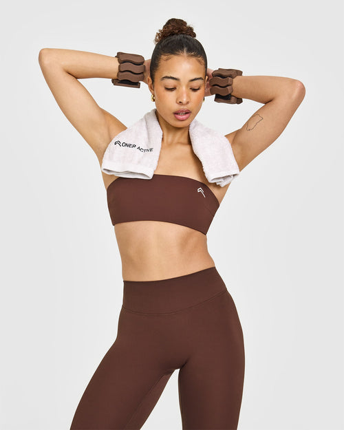 Unified Micro Bandeau Bralette | Espresso Brown