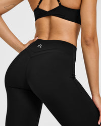 Unified Wrap Flared Bottoms White Logo | Black