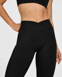 Unified Wrap Flared Bottoms White Logo | Black