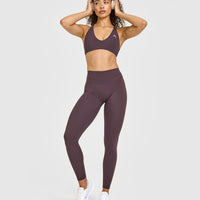 UnifiedMove™ High Waisted Leggings | Dark Umber Brown