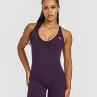 Unified Scoop Back All In One 6" | Blackberry Purple