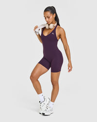 Unified Scoop Back All In One 6" | Blackberry Purple