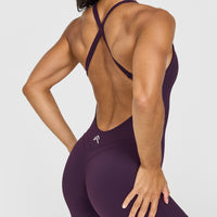 Unified Scoop Back All In One 6" | Blackberry Purple