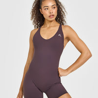 Unified Scoop Back All In One 6" | Dark Umber Brown