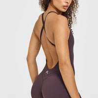 Unified Scoop Back All In One 6" | Dark Umber Brown