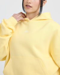 Raising the Bar Graphic Unisex Oversized Hoodie | Sherbert Yellow
