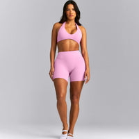 SoftMotion™ High Waisted Shorts 6" New Branding | Rose Pink