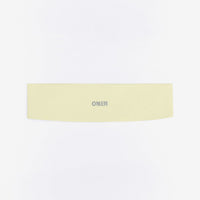 SoftMotion™ Headband with Grey Logo | Pastel Yellow