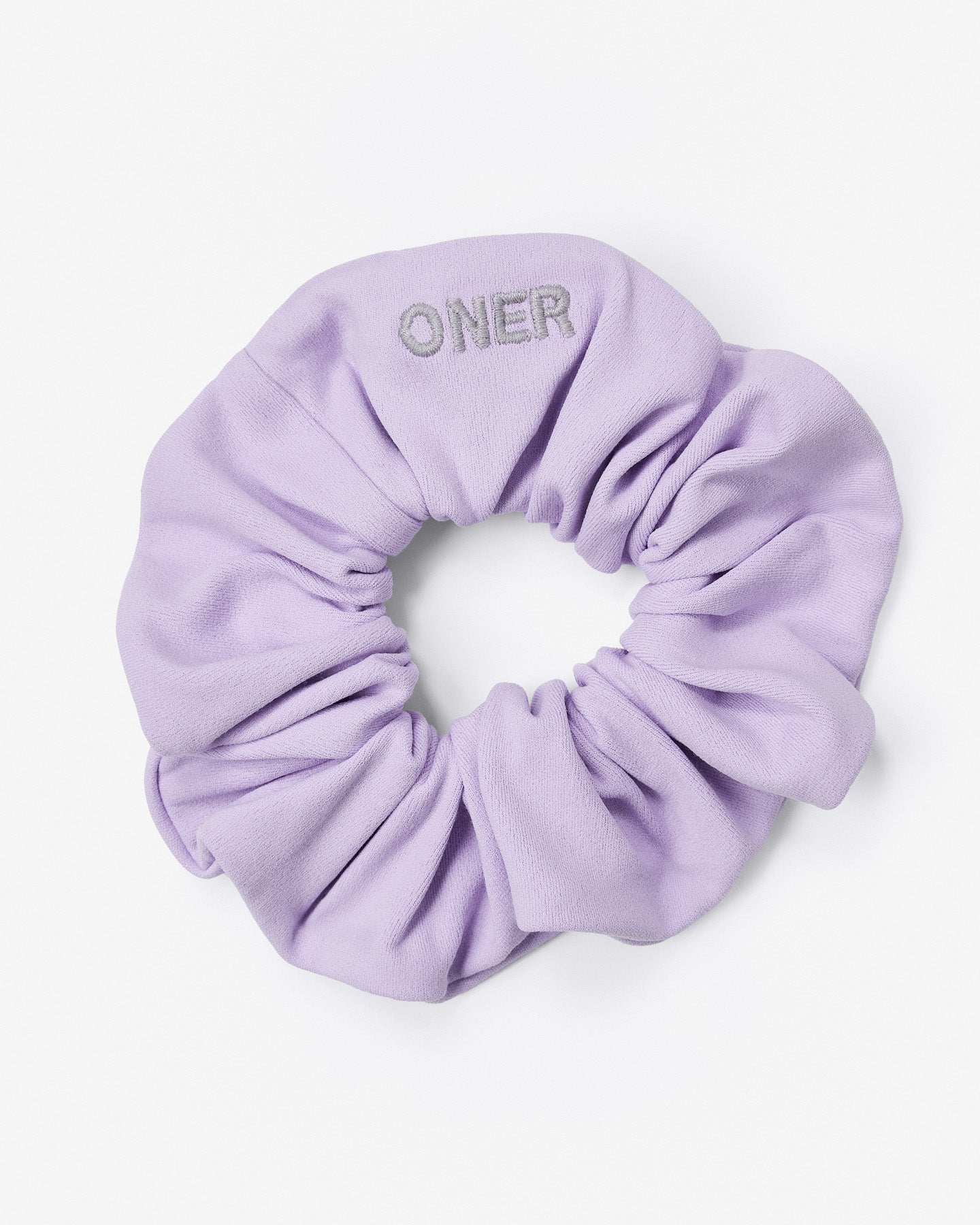 SoftMotion™ Scrunchie with Grey Logo | Lavender Purple