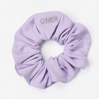 SoftMotion™ Scrunchie with Grey Logo | Lavender Purple
