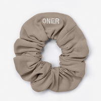 SoftMotion™ Scrunchie with Grey Logo | Minky