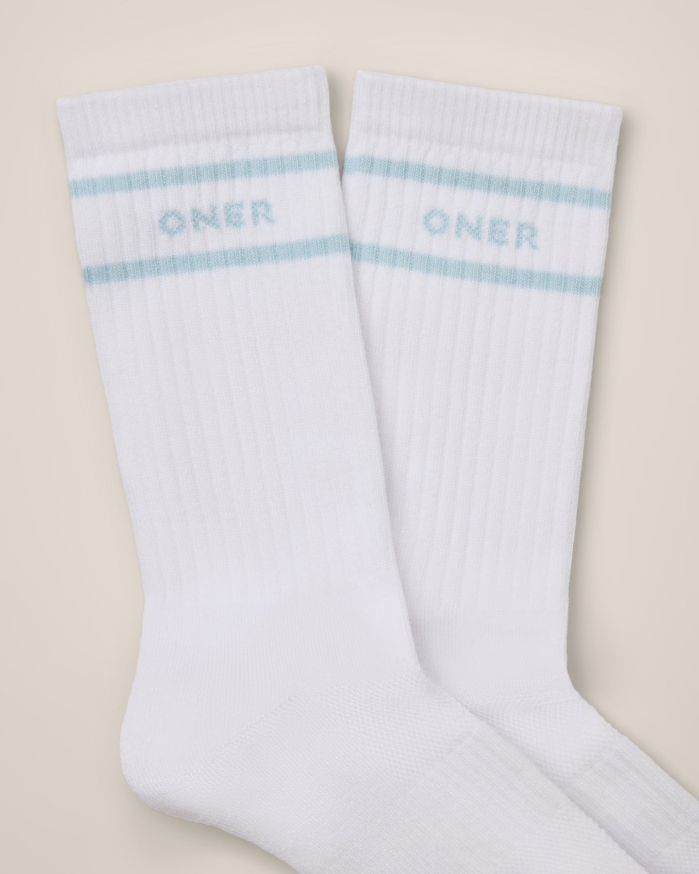 Varsity Stripe Long Crew Socks 1 Pack | Cloud Blue