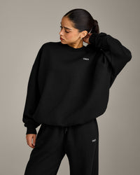 Foundations All Season Crew Neck Sweatshirt | Black