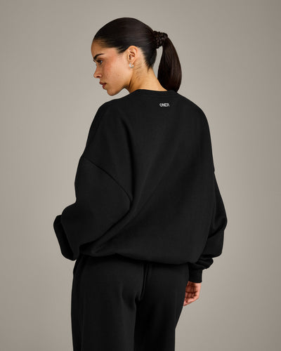 Foundations All Season Crew Neck Sweatshirt | Black
