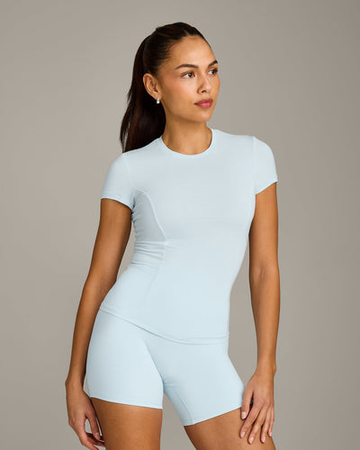 Mellow™ Motion Crew Neck Top | Cloud Blue