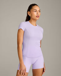 Mellow™ Motion Crew Neck Top | Lavender Purple
