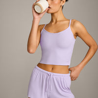 Oner At Home Night Strappy Mid Vest | Light Lavender Purple