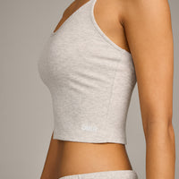 Oner At Home Night Strappy Mid Vest | Oat Marl