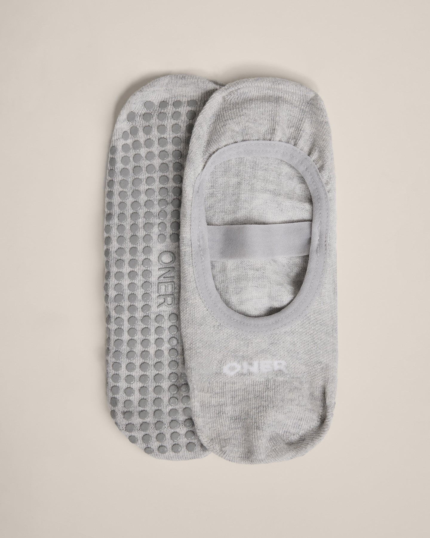 Pilates Grip Socks 1 Pack | Grey Marl