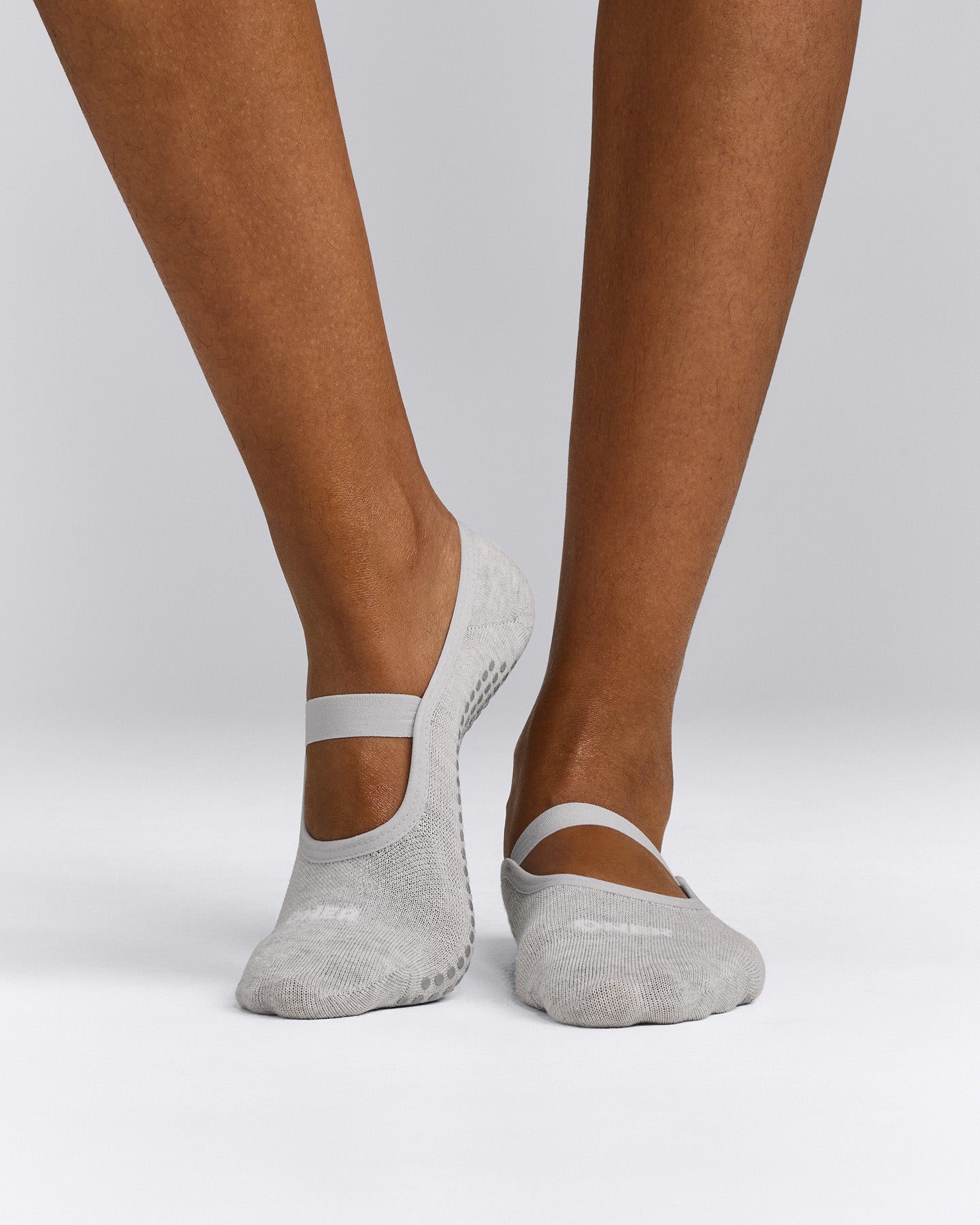 Pilates Grip Socks 1 Pack | Gray Marl