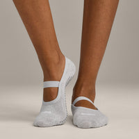 Pilates Grip Socks 1 Pack | Grey Marl