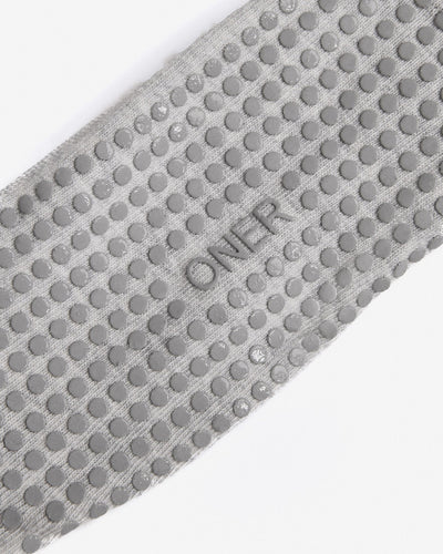 Pilates Grip Socks 1 Pack | Gray Marl
