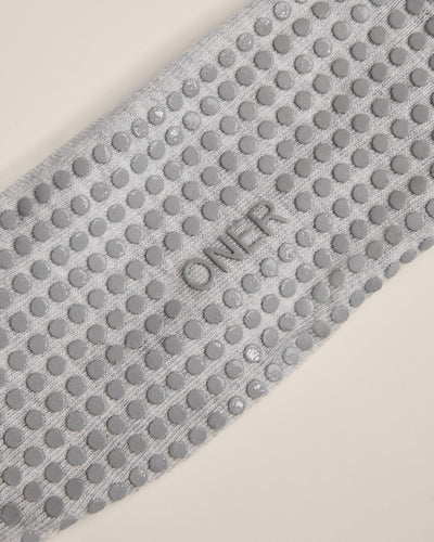 Pilates Grip Socks 1 Pack | Grey Marl