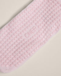 Pilates Grip Socks 1 Pack | Soft Girl Pink