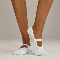 Pilates Grip Socks 1 Pack | White