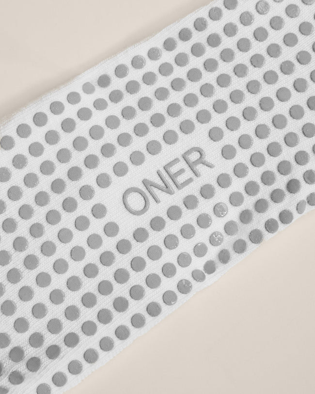 Pilates Grip Socks 1 Pack | White