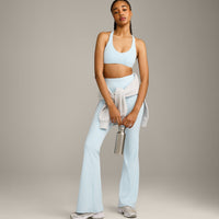 SoftMotion™ Bralette with Grey Logo | Cloud Blue