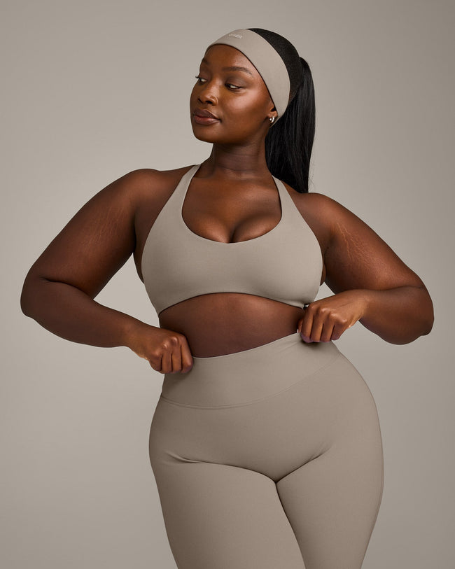 SoftMotion™ Bralette with Grey Logo | Minky