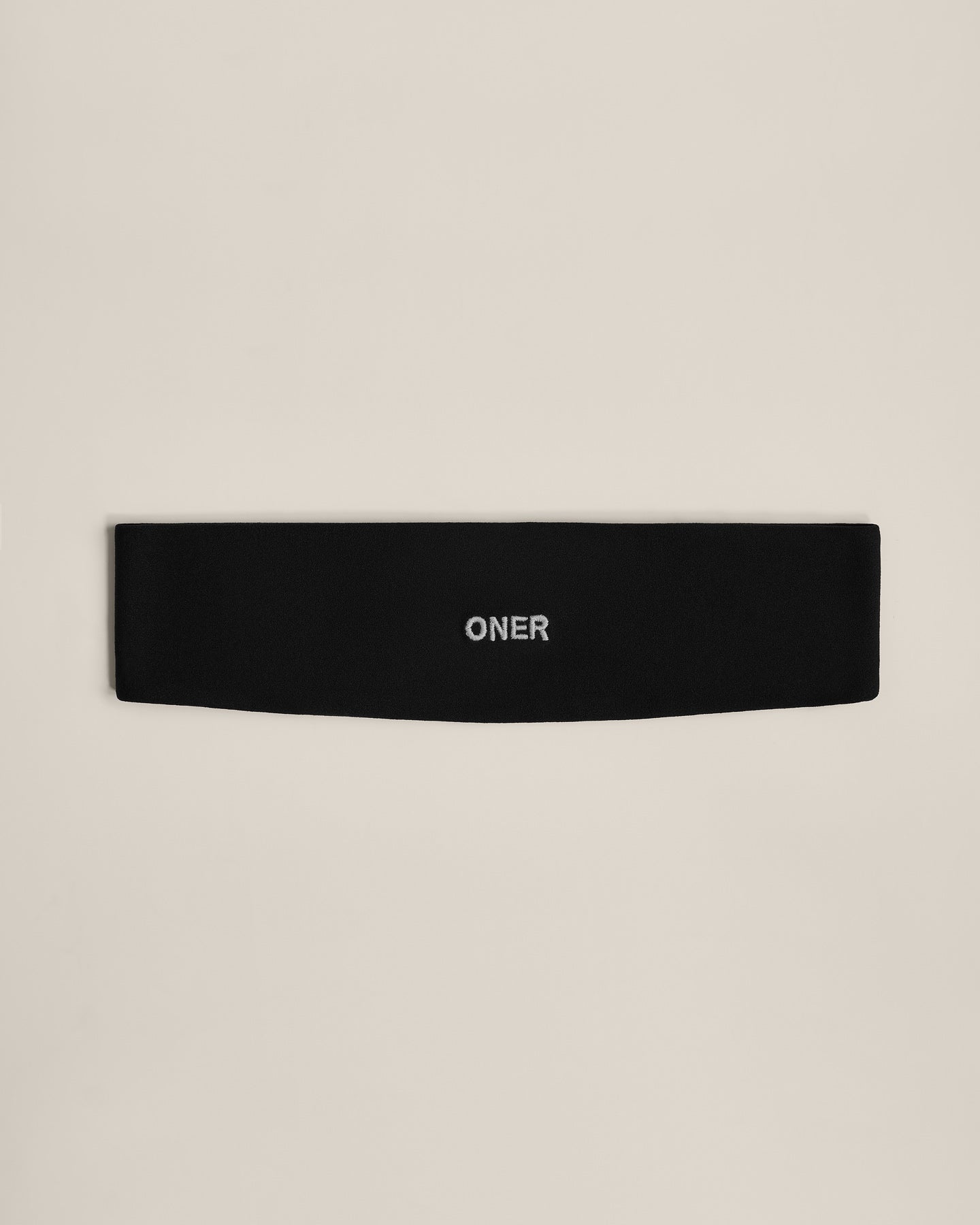 SoftMotion™ Headband with Grey Logo | Black